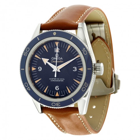Omega Seamaster 300 Blue Dial Automatic Titanium Men's Watch 233.92.41.21.03.001 watches