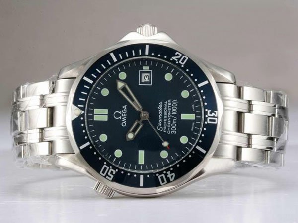 Omega Seamaster 300 M Mid Size Chronometer 2222.80.00 Round Automatic Blue Dial Watch watches