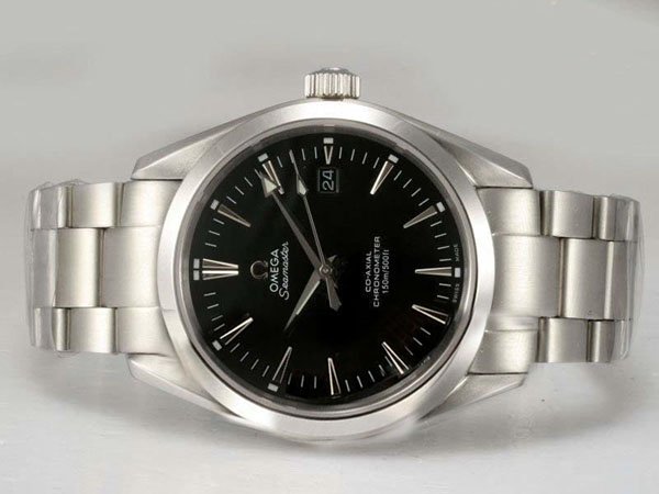 Omega Seamaster Aqua Terra Annual Calendar 231.10.43.22.02.001 Automatic Round Black Dial Watch watches