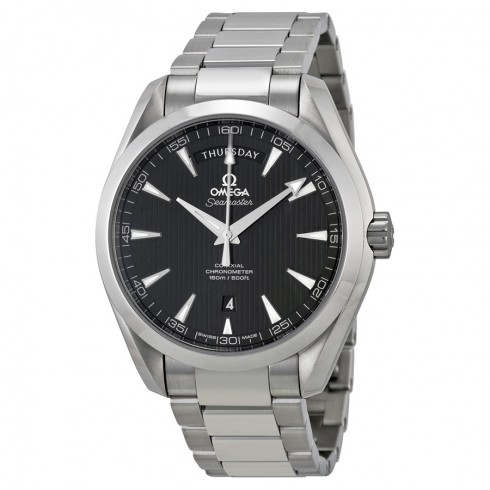 Omega Seamaster Aqua Terra Black Dial Stainless Steel Automatic Men's Watch 23110422201001 watches