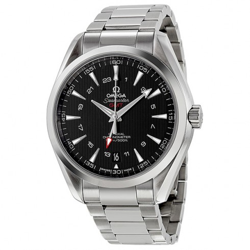 Omega Seamaster Aqua Terra GMT Automatic Black Dial Stainless Steel Men's Watch 231.10.43.22.01.001 watches