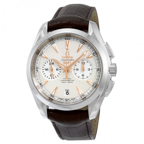 Omega Seamaster Aqua Terra GMT Teak Silver Dial Automatic Men's Watch 23113435202001 watches