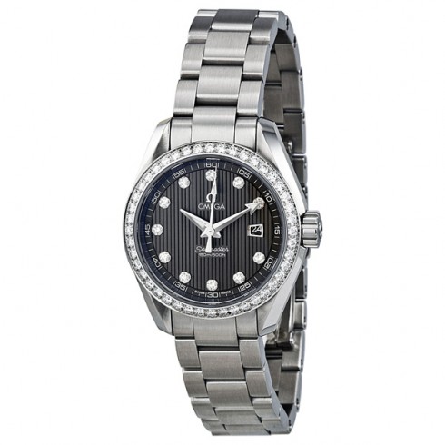 Omega Seamaster Aqua Terra Stainless Steel Ladies Watch 023115306156001 watches