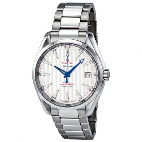 Omega Seamaster Aqua Terra Teak Opaline Silver Dial Steel Men's Watch 231.10.42.21.02.002 watches