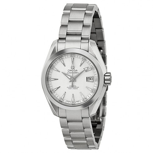 Omega Seamaster Aqua Terra Teak-opaline Silver Dial Steel Ladies Watch 231.10.30.20.02.001 watches