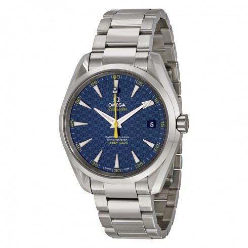 Omega Seamaster James Bond Limited Edition Aqua Terra Blue Dial Stainless Steel Automatic Men's Watch 231.10.42.21.03.004 watches