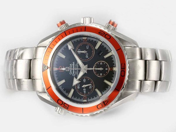 Omega Seamaster Planet Ocean 232.30.46.21.01.002 White Stainless Steel Strap Blue Dial Round Watch watches