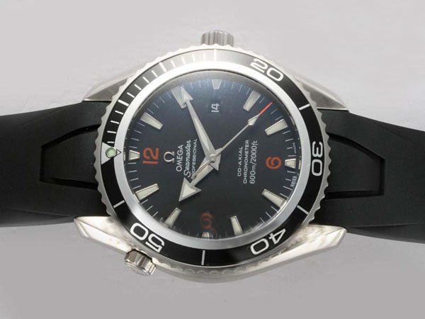 Omega Seamaster Planet Ocean 2901.50.91 Blue Rubber Strap Round Blue Dial Watch watches