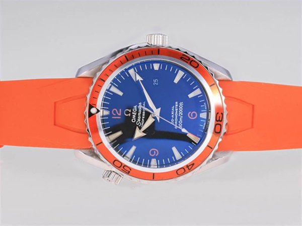 Omega Seamaster Planet Ocean 2909.50.38 Blue Dial Automatic 45.5mm Watch watches