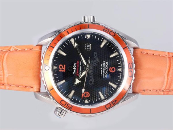 Omega Seamaster Planet Ocean 2909.50.83 Round Automatic Black Dial Watch watches