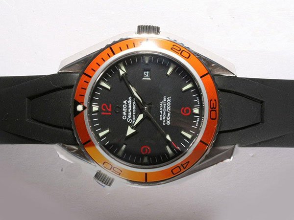 Omega Seamaster Planet Ocean 2909.50.91 Black Dial Stainless Steel Case Round Watch watches