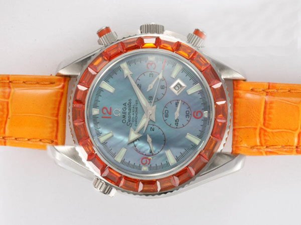 Omega Seamaster Planet Ocean Chrono 2218.50.00 Automatic Midsize Round Watch watches