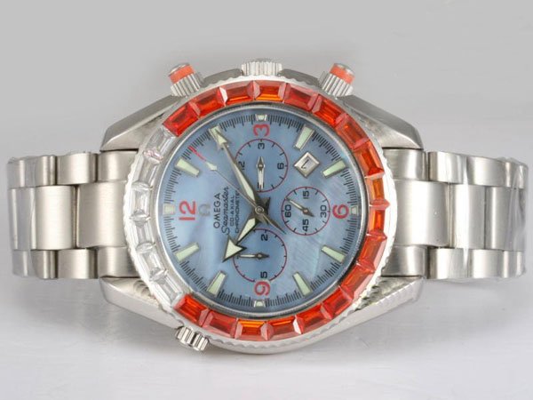 Omega Seamaster Planet Ocean Chrono 2218.50.00 Round Womens Automatic Watch watches