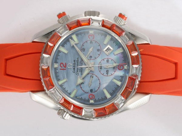 Omega Seamaster Planet Ocean Chrono 2918.50.38 Midsize Stainless Steel Case 45mm Watch watches