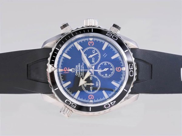 Omega Seamaster Planet Ocean Chrono 2918.50.38 Round Midsize Quartz Chronograph Watch watches