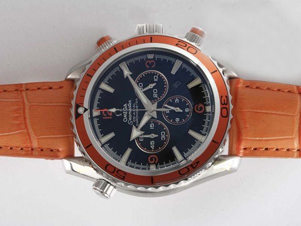 Omega Seamaster Planet Ocean Chrono 2918.50.38 Stainless Steel Bezel Stainless Steel Case Watch watches