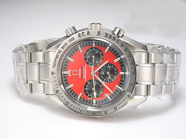 Omega Speedmaster Broad Arrow 321.10.42.50.01.001 Automatic Round Red Dial Watch watches