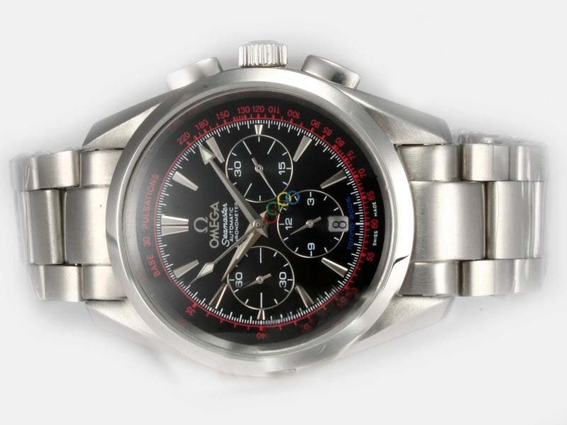 Omega Speedmaster Broad Arrow Rattrapante 3582.51.00 Stainless Steel Bezel Automatic Watch watches