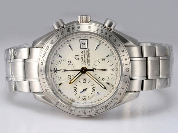 Replica Omega Speedmaster Date 3211.30.00 Midsize Stainless Steel Case Round Watch Watch