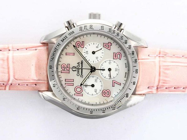 Omega Speedmaster Legend 321.32.44.50.01.001 Pink Dial Stainless Steel Case Round Watch watches