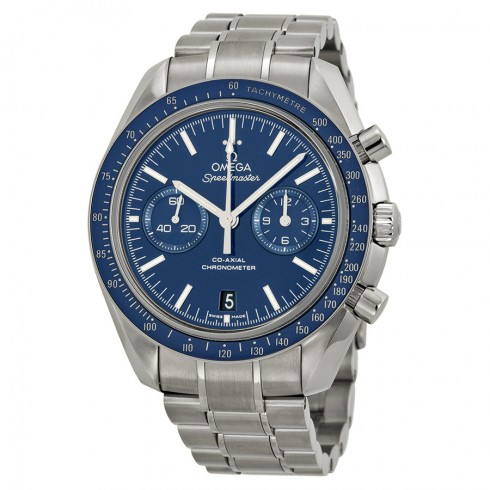 Omega Speedmaster Moonwatch Co-Axial Blue Dial Titanium Case Men's Watch 311.90.44.51.03.001 watches