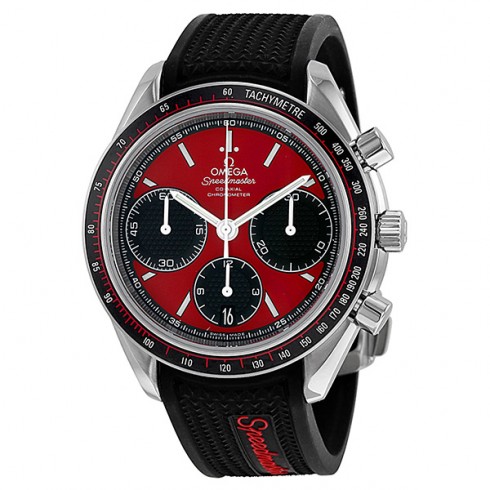 Omega Speedmaster Racing Automatic Chronograph Red Dial Stainless Steel Men's Watch 32632405011001 watches