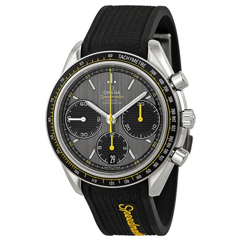 Omega Speedmaster Racing Grey Dial Black Rubber Men's Watch 32632405006001 watches