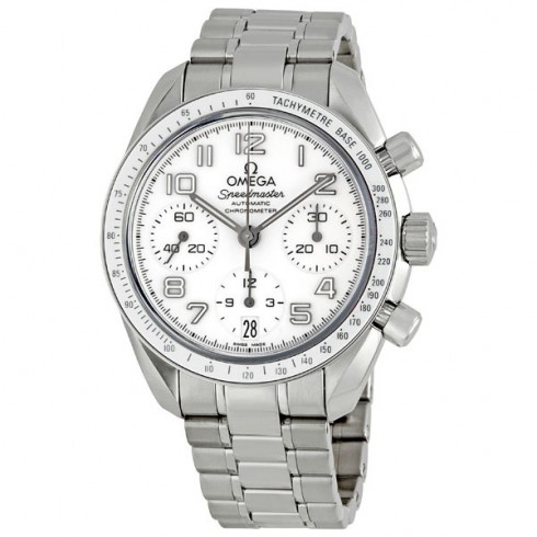 Omega Speedmaster White Dial Chronograph Tachymeter Ladies Watch 324.30.38.40.04.001 watches