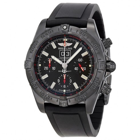 Open Box - Breitling Windrider Blackbird Automatic Chronograph Men's Watch M4435911-BA27BKPD watches