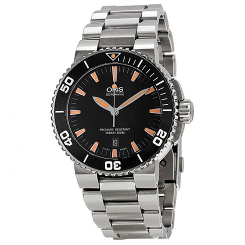 Oris Aquis Automatic Black Dial Stainless Steel Men's Watch 733-7653-4159MB watches