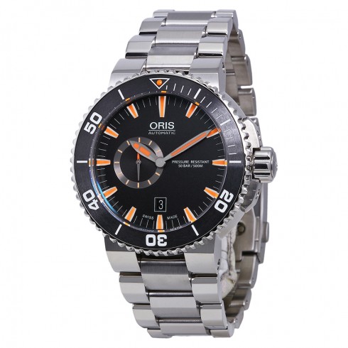 Oris Aquis Automatic Black Dial Stainless Steel Men's Watch 743-7673-4159MB watches