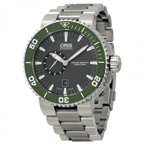Oris Aquis Automatic Grey Dial Stainless Steel Men's Watch 743-7673-4137MB watches