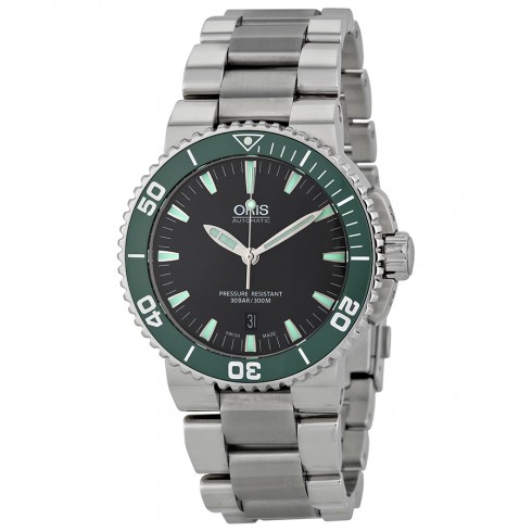 Oris Aquis Date Automatic Grey Dial Stainless Steel Men's Watch 733-7653-4137MB watches