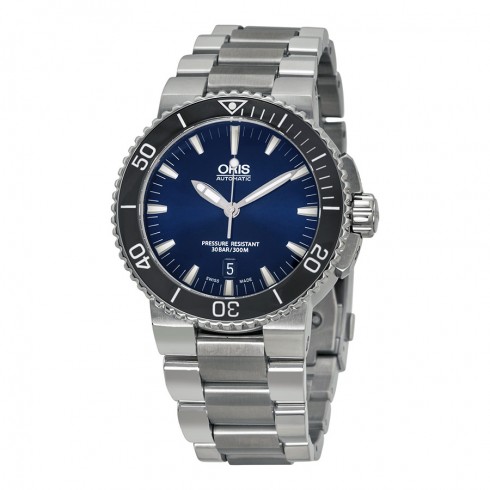Oris Aquis Date Blue Dial Stainless Steel Men's Watch 733-7653-4135MB watches