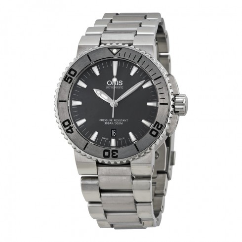 Oris Aquis Date Dark Grey Dial Stainless Steel Men's Watch 733-7653-4153MB watches