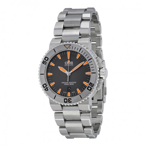 Oris Aquis Date Grey Dial Stainless Steel Men's Watch 733-7653-4158MB watches