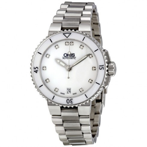 Oris Aquis Diamond Ladies Watch 733-7652-4191MB watches