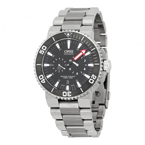 Oris Aquis Regulateur Der Meistertaucher Black Dial Titanium Men's Watch 01 749 7677 7154-Set watches