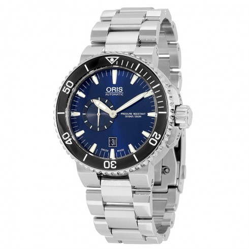 Oris Aquis Small Second Date Men's Watch 743-7673-4135MB watches
