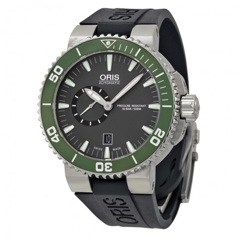 Oris Aquis Small Second Date Men's Watch 743-7673-4137RS watches