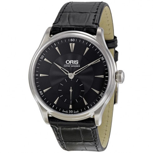 Oris Artelier Black Guilloche Dial Men's Watch 396-7580-4054LS watches