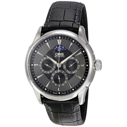 Oris Artelier Complication Moonphase Automatic Men's Watch 581-7592-4054LS watches