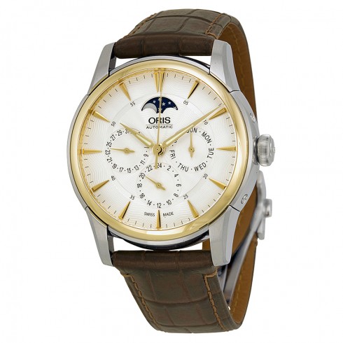 Oris Artelier Complication Silver Dial Men's Watch 01 582 7689 4351-07 5 21 70FC watches