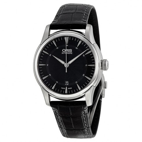 Oris Artelier Date Automatic Black Dial Stainless Steel Men's Watch 733-7670-4054LS watches