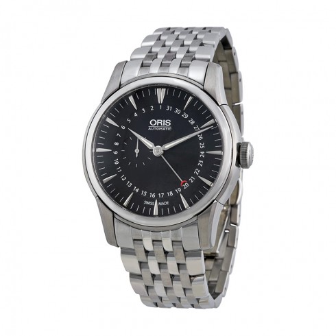 Oris Artelier Pointer Date Black Dial Stainless Steel Men's Watch 01 744 7665 4054-07 8 22 77 watches