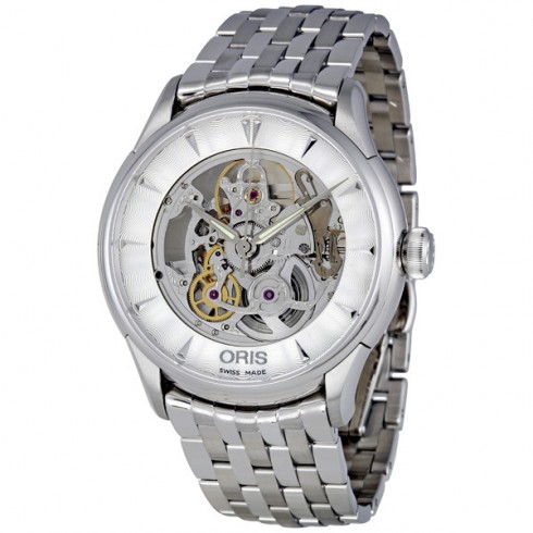 Oris Artelier Skeleton Automatic Men's Watch 734-7591-4051MB watches