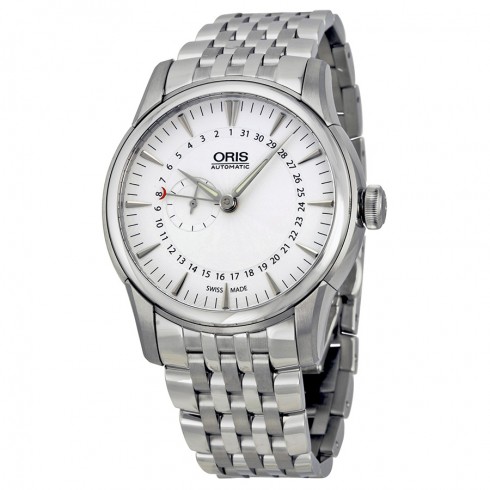 Oris Artelier Small Second Pointer Date Automatic Silver Dial Men's Watch 744-7665-4051MB watches