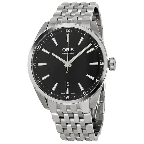 Oris Artix Date Automatic Black Dial Steel Men's Watch 01 733 7642 4054 07 8 21 80 watches