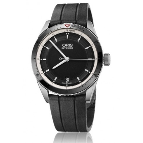 Oris Artix GT Date Black Dial Black Rubber Men's Watch 01 733 7671 4154-07 4 18 20FC watches