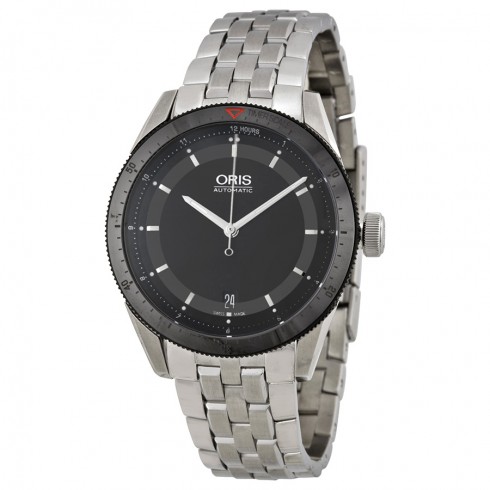 Oris Artix GT Date Black Dial Stainless Steel Mid Size Watch 01 733 7671 4434-07 8 18 85 watches